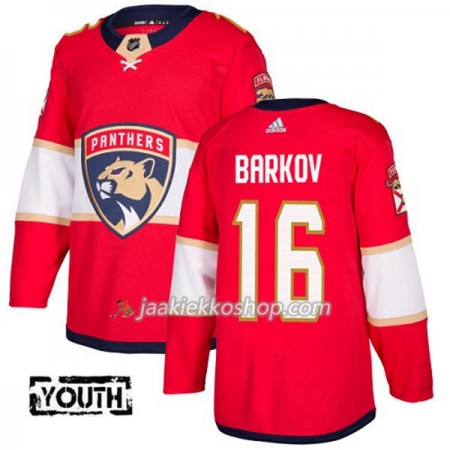 Lapsille NHL Florida Panthers Pelipaita Aleksander Barkov 16 Adidas 2017-2018 Punainen Authentic